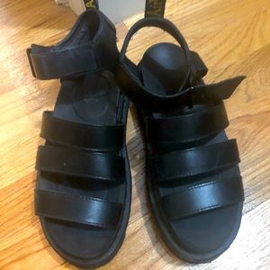 Dr. Martens blaire leather gladiator sandals